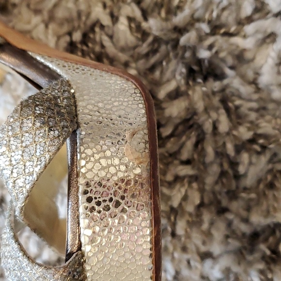Jimmy Choo Glittering Silver Heels - Picture 7 of 16